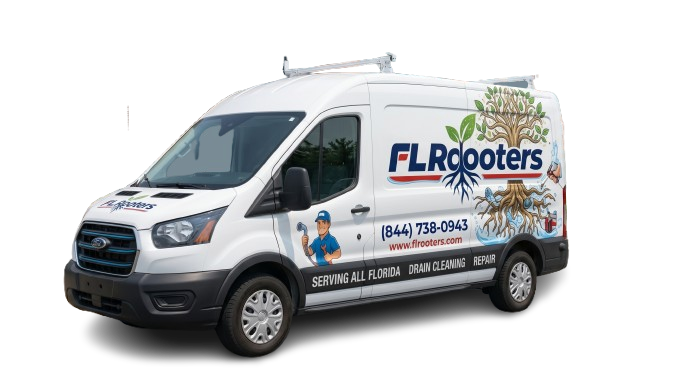 FL Rooters 24/7 Mobile Drain Cleaning & Emergency Plumbing Service Van
